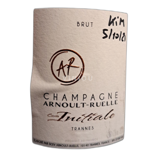 Champaña Champán Arnoult-Ruelle Initiale Sin añada