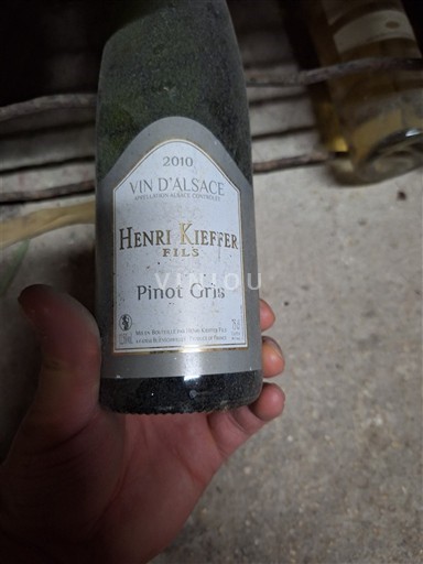 Vin Blanc sec Henri Kieffer Fils 2010 France Alsace Vin de France