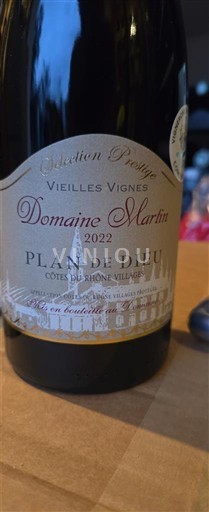 Rhônedalen Ospecificerad Domaine Martin Sélection Prestige Vieilles Vignes 2022