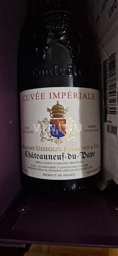 Rhônen laakso Châteauneuf-du-Pape Domaine Usseglio Raymond & Fils Impériale 2021