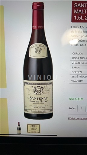 Borgogna Santenay Louis Jadot Clos de Malte 2014