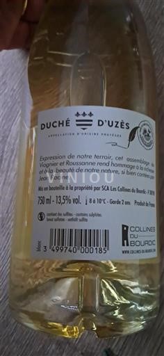 Valle del Rodano Ducato di Uzès Collines du Bourdic Senza annata