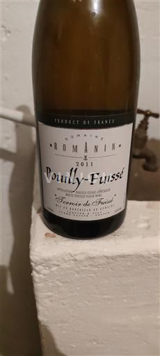 Burgundy Pouilly-Fuissé Domaine Romanin Terroir de Prissé 2011