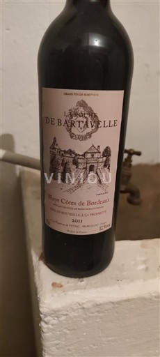 Burdeos Blaye-Côtes de Burdeos La roche De Bartavelle 2011