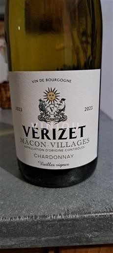 Burgund Mâcon und Mâcon-Dörfer Vérizet Vieilles vignes 2023