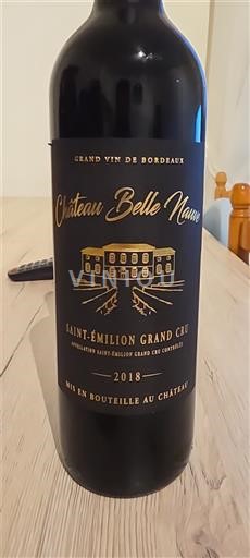 Bordeaux Saint-Émilion Grand Cru Grand Cru Château Belle Nauve 2018