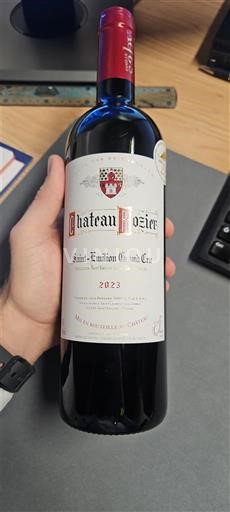 Bordeaux Saint-Émilion Grand Cru Château Pozières 2023