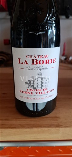 Rhônen laakso Côtes-du-rhône-villages Château La Borie Valière 2024