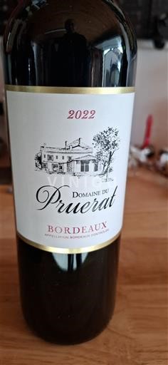 Bordeaux Domaine Prieurat 2022