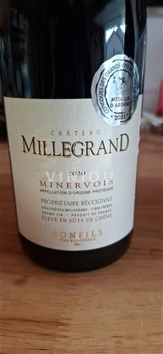 Languedoc Minervois Château Millegrand Sonellis 2020