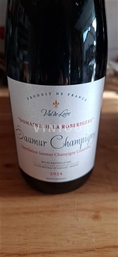 Loiren laakso Saumur-champigny Domaine La Robardière 2024