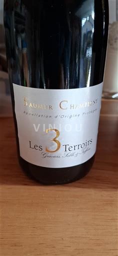 Loiren laakso Saumur-champigny Saumier Champent Les 3 Terroirs 2023