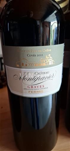 Burdeos Graves Château Montgravier Élevé en Fûts de Chêne 2022