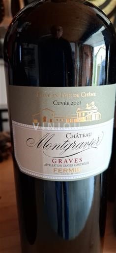 Bordéus Graves Château Mongravier Élevé en Fûts de Chêne 2018