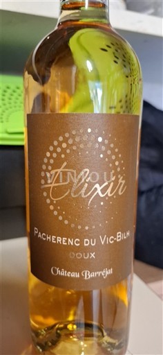 Sudoeste Pacherenc-du-vic-bilh Château Barréjat Elixir 2023