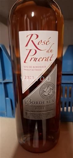 Bordeaux Bordeaux rosé Domaine Pruerat Rosé du Pruerat 2023