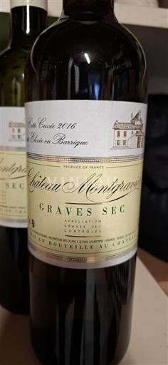 Burdeos Graves Château Montgravier Grande Élevée en Barrique 2016