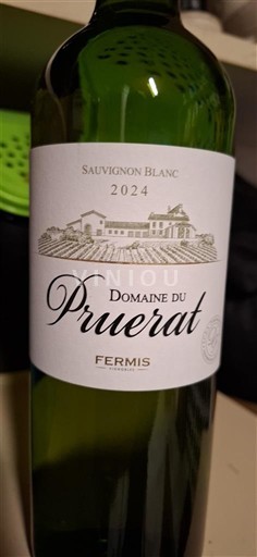 Loiren laakso Touraine Domaine Pruerat Fermis 2024