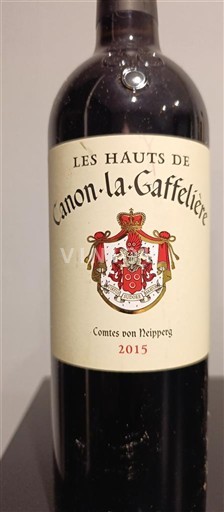 Bordeaux Saint-Émilion Canon La Gaffelière Les Hauts de Canon-La-Gaffelière 2015