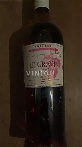 Wines Rosé sec Le Gravis 2005 France Southwest Côtes de Duras AOC