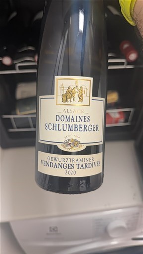 Alsace Vendanges Tardives Domaine Domaines Schlumberger Gewurztraminer Vendanges Tardives 2020