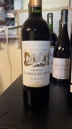 Bordeaux Margaux Château La Tour de Mons 2013