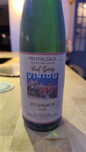 Vin Blanc sec Paul Gaschy 1999 France Alsace Vin de France