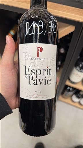Bordeaux Pavie Esprit de Pavie 2017