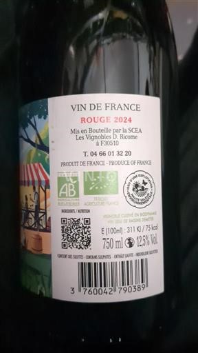 Langvedok Ni doloceno Les Vignobles D. Ricome 2024