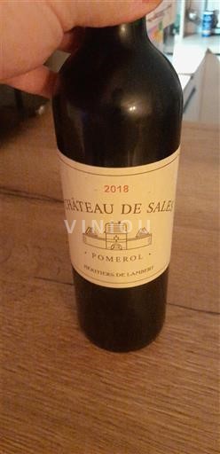 Bordeaux Pomerol Château Sales 2018