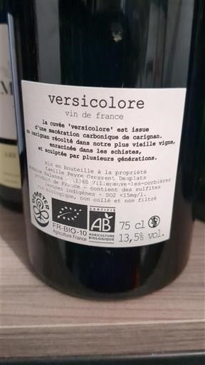 Langvedok Ni doloceno Domaine Splatières Versicolore Neleten.