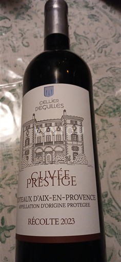 Provence Dealurile Aix-en-Provence Cellier d'Eguilles Prestige 2023