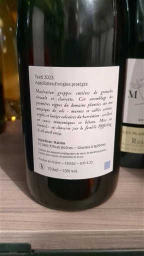 Vale do Ródano Tavel Famille Pfifferling 2023