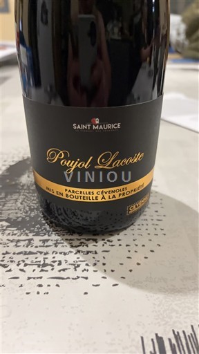 Rhônen laakso Côtes-du-vivarais Saint Maurice Poujol Lacoste 2023