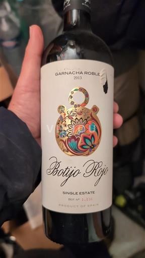 Aragon Không được chỉ định Botijo Rojo Garnacha Roble 2013