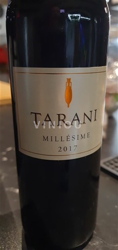 Sudoeste Comté tolosano Tarani Millésime 2017