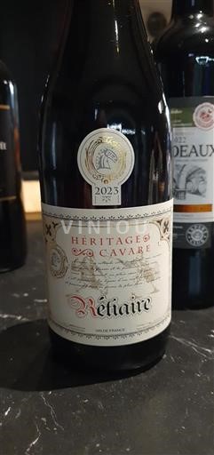 Vale do Ródano Côtes-do-Ródano Rétaire Héritage de Cavare 2023