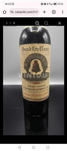 Bordeaux Saint-Émilion Grand Cru Château Angélus Neročník