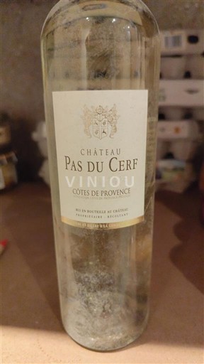 Víno Blanc sec Château Pas du Cerf 2017 Francie Provence Côtes-de-Provence AOC