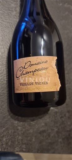 Loiren laakso Pouilly-fumé Domaine Champeau Vieilles Vignes 2023