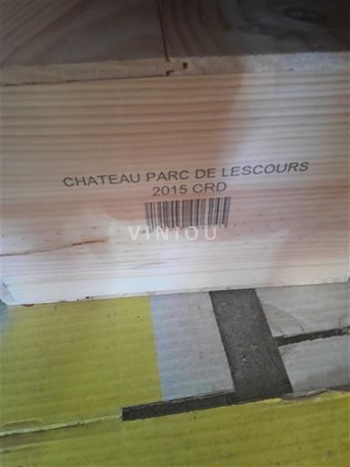 Bordeaux Saint-Émilion Château Parc de Lescours 2015