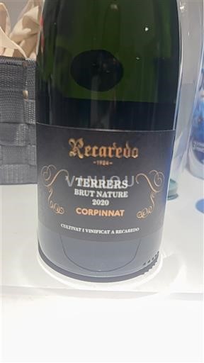 Aragón Cariñena Recaredo Terrers Brut Nature 2020