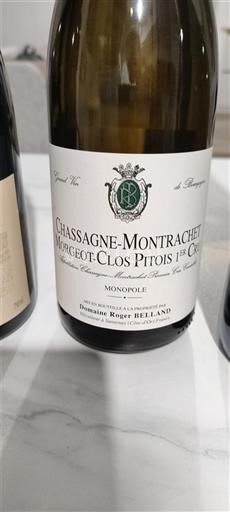 Bourgogne Không được chỉ định Premier Cru Domaine Roger Belland Chassagne-Montrachet Morgeot Clos Pitois 1er Cru Monopole Không niên vụ
