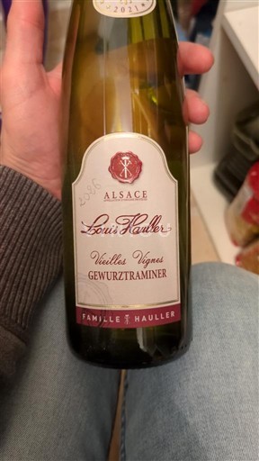 Vin Blanc sec Vieilles Vignes Louis Hauller 2021 France Alsace Vin de France