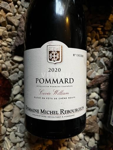 Burgundy Pommard Domaine Michel Rebourgeon William 2020
