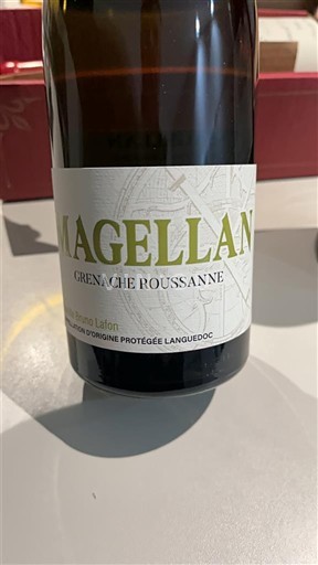 Viner Blanc sec Grenache Roussanne Domaine Magellan 2024 Frankrike Languedoc AOC