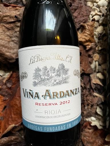 La Rioja Rioja La Rioja Alta S.A Viña Ardanza 2012