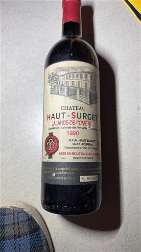 Bordeaux Lalande-de-Pomerol Château Haut-Surget 1990