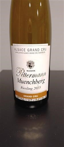 Alsace Unspecified Grand Cru Maison Pettermann Muenchberg 2015