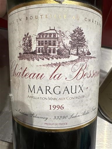 Bordeaux Margaux Château La Bessane 1996